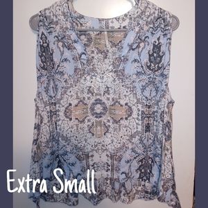 Free People Floral Tank